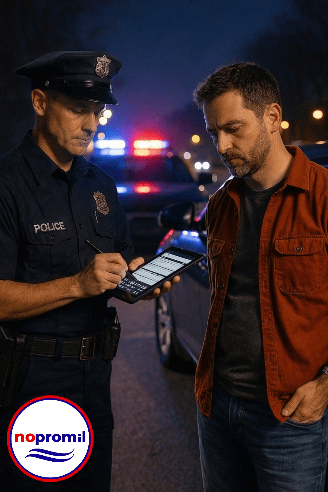 Trafik kontrolü sahnesi